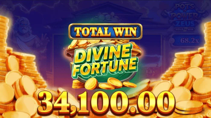 Pots of Power: Zeus - fitimi total si rezultat i bonusit